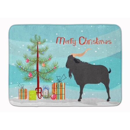 Carolines Treasures Verata Goat Christmas Machine Washable Memory Foam Mat BB9249RUG